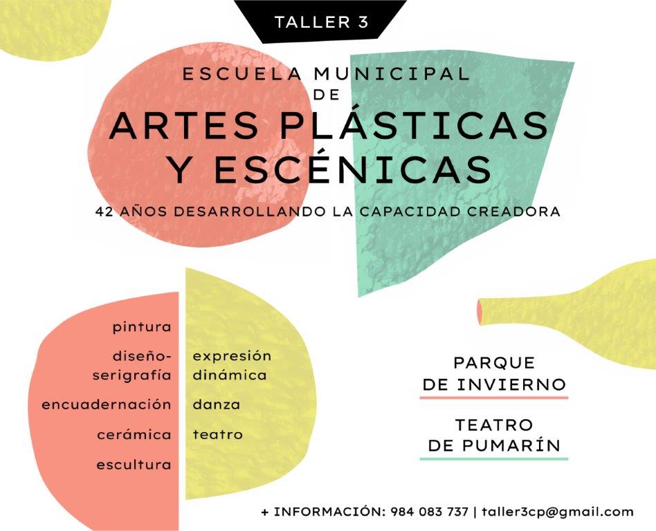 Curso 2023-24 Escuela municipal de Artes Plásticas y Escénicas
